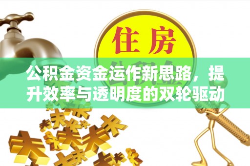陇县公积金资金运作新思路，提升效率与透明度的双轮驱动